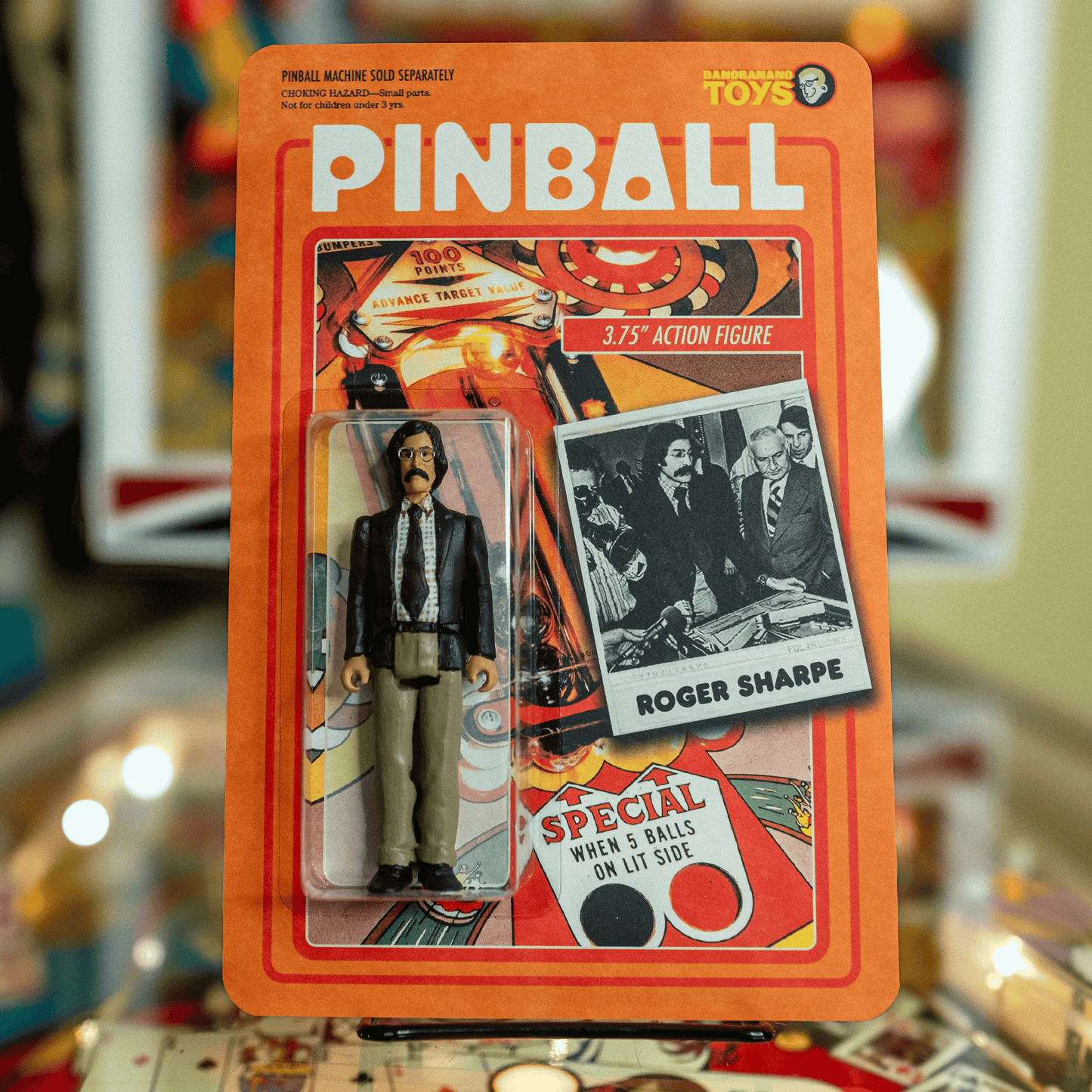 Roger Sharpe: The Man Who Saved Pinball Collectible Action Figure (First Edition)