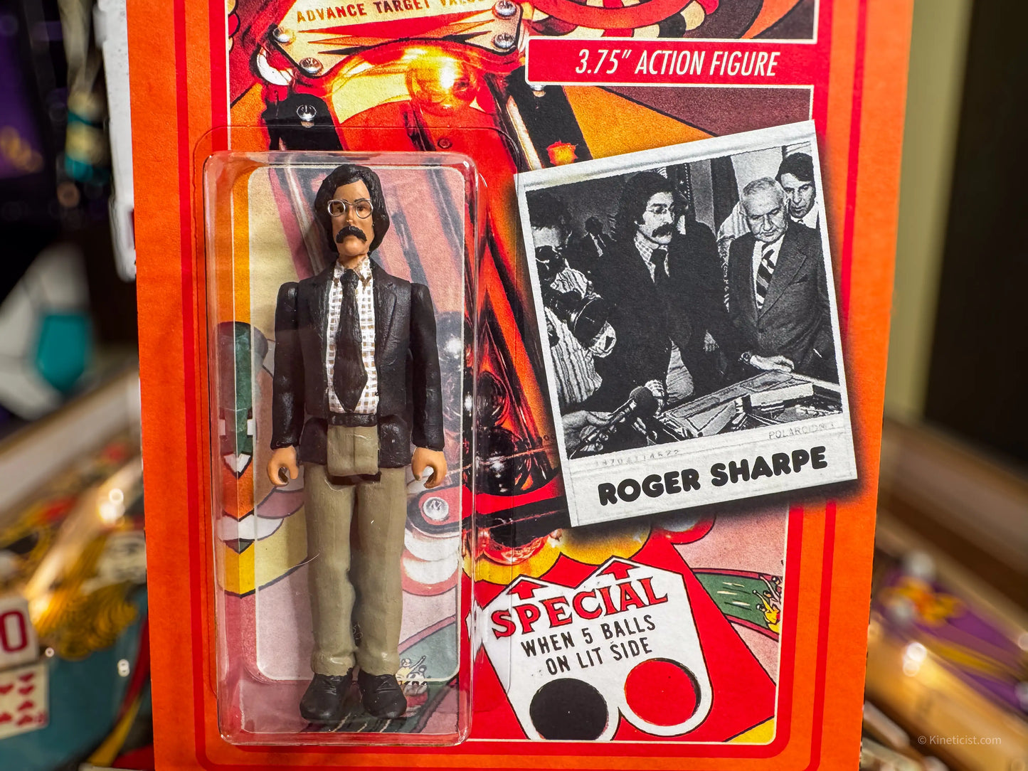 Roger Sharpe: The Man Who Saved Pinball Collectible Action Figure (First Edition)